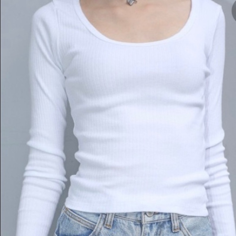 Brandy Melville White Long Sleeve